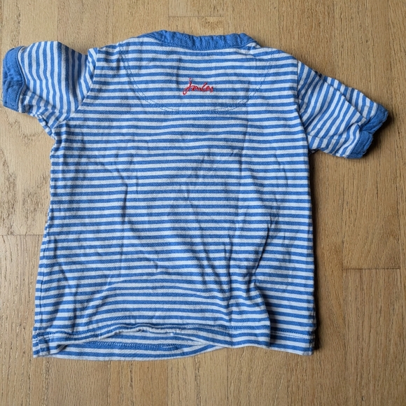 Joules Shark Short sleeved Shirt size 9-12 months - Picture 2 of 4